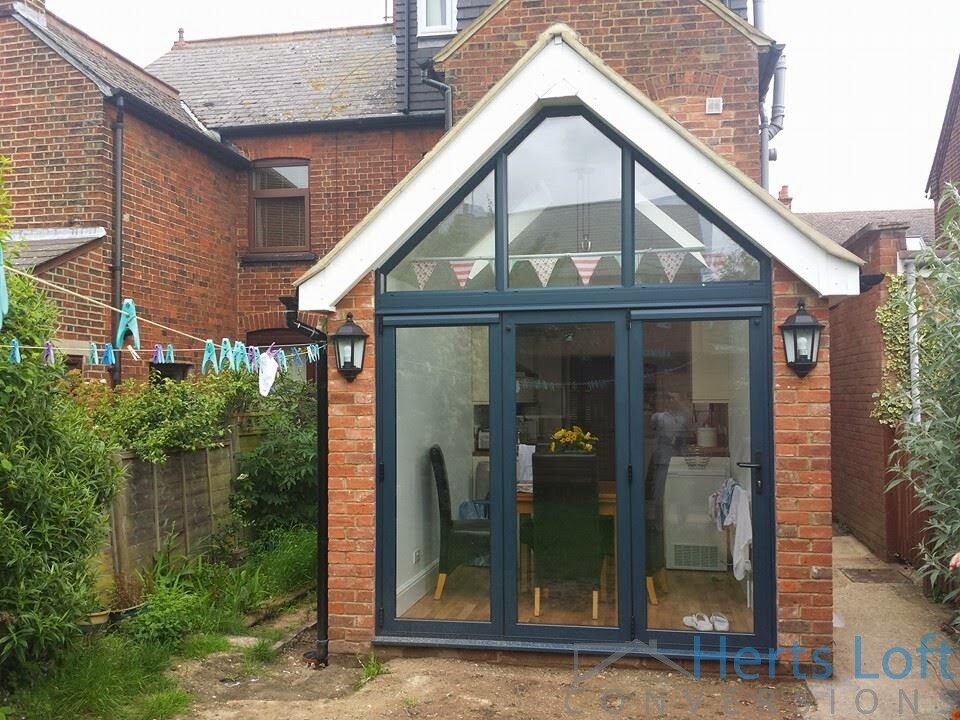 A completed loft conversion project